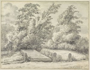 Grav av Johannes Jelgerhuis Rienksz. av Gerrit Lamberts