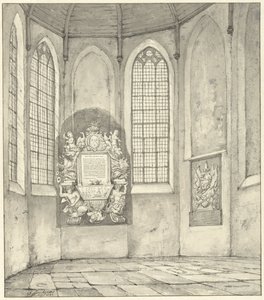 Tomb av Anthony Pieterson i kyrkan i Monster av Gerrit Lamberts