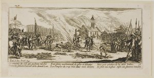 The Stake, plansch tretton från The Large Miseries of War