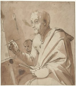 Målare för sitt staffli av Gerrit Pietersz. Sweelink