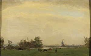 Ängslandskap på Spaarne av Gerrit Willem Dijsselhof