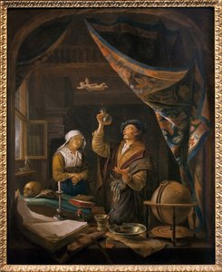 Läkaren i urinen. Från en målning av Gerard Dow av Gerrit Dou