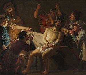 Törnekronad Kristus, ca 1622 (olja på duk) av Gerrit van Honthorst