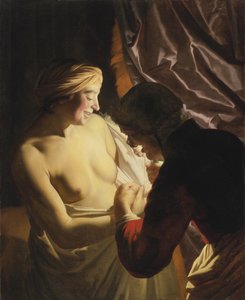 Loppjakten, ca. 1620 av Gerrit van Honthorst