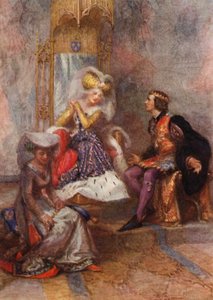William Shakespeares pjäs: Henrik V (färglitografi) av Gertrude E. Demain (after) Hammond