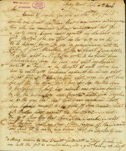 Letter signed Gertrude Joan Senf, Rocky Mount, to Thomas Jefferson, September 11, 1806 av Gertrude Joan Senf