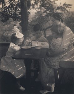 Trädgårdsfesten av Gertrude Käsebier