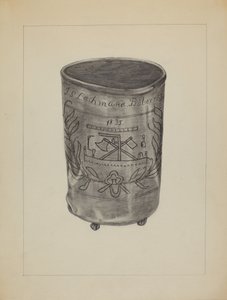 Tennbägare, ca. 1936.