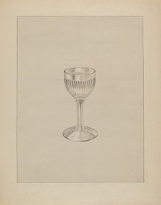 Vinglas, ca. 1936. av Gertrude Lemberg