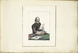 Porträtt av greven av Peñeranda av Gesina ter Borch (possibly)