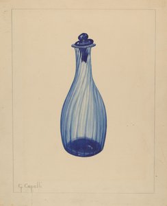 Toalettvattenflaska, 1937. av Giacinto Capelli