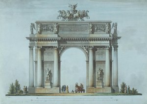 Narvas triumfport i St. Petersburg, 1814