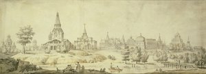 Utsikt över Kolomenskoye, 1795 av Giacomo Antonio Domenico Quarenghi