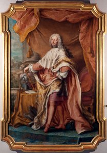 Porträtt av genernas doge Gian Francesco II Brignole Sale (Brignole-Sale) (1695-1748) Målning av Jacopo (o Giacomo) Antonio Boni (1688-1766) 1747-1748 Sön. 266x179 cm Genes, Musei (ex di Strada Nuova) Röda palatset) av Giacomo Boni