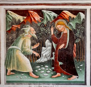 Jesu frestelser, detalj från Jesu liv