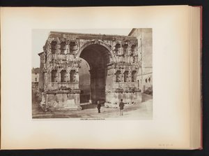 Janus båge i Rom, Italien Roma. Arco di Giano quadrifronte (titel på objekt)