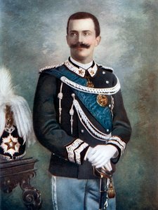 Victor Emmanuel III, kung av Italien, sent 1800-tidigt 1900-tal.