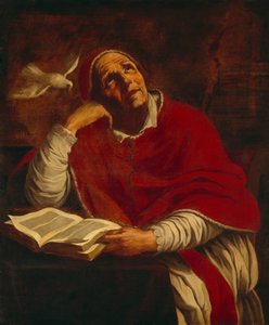 St. Gregory (olja på duk)