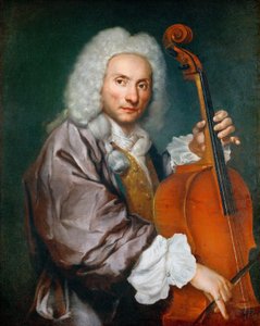 Tyska: Bildnis eines Cellospielers Porträtt av en cellospelare av Giacomo Ceruti