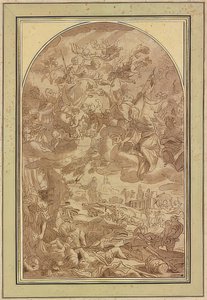 Den stora pesten i Neapel 1656 av Giacomo Farelli