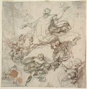Glorifiering av den helige Filippo Neri av Giacomo Farelli