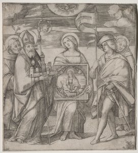 Skyddshelgonen av Bologna, ca. 1515-1520.