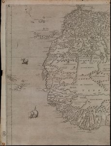 Karta över Afrika av Giacomo Gastaldi