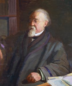 Porträtt av Cesare Lombroso (1835-1909), italiensk antropolog och kriminolog, av Giacomo Grosso (1860-1938)