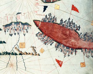 Röda havet och Suezkanalen (portulan