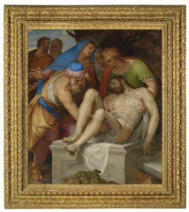 Gravläggningen (olja på duk) av Giambattista Farinati
