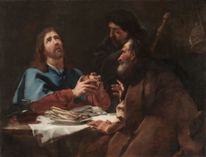 Nattvarden vid Emmaus, ca 1720 (olja på duk)