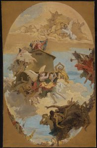 Das Wunder des Heiligen Hauses von Loreto von Giambattista & Tiepolo Giandomenico (1727-1804) Tiepolo