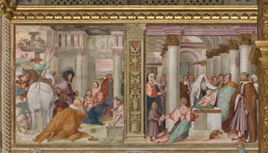 Central Aave, Fifth North Span, Adoration of the Magi, Presentation at the Temple, Gian Francesco Bembo