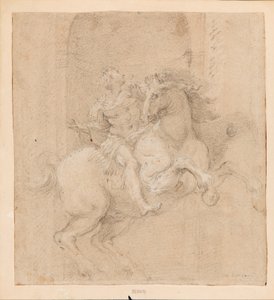 Kejsar Konstantin på hästryggen. av Gian Lorenzo Bernini