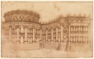 Louvren, östra fasaden av Gian Lorenzo Bernini