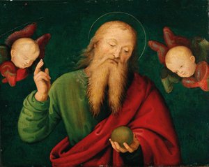 Gud Fadern med änglar, ca. 1510.