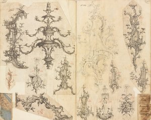 Scrapbook of Working Designs, ca. 1760. av Gideon Saint