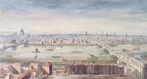 En utsikt över London från St. Paul
