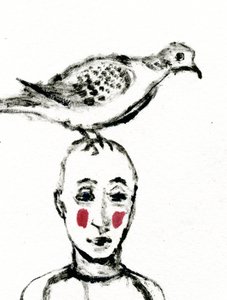 Homecoming, 2017, (olja på papper) av Gigi Sudbury