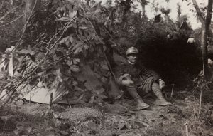 Album "Pictures of War II": Italienska soldater i Val Chiusone till Podsenica, 09/1917 (s/v foto)