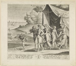 Apollo och de fyra årstiderna Quatro anni tempora (titel på objekt)
