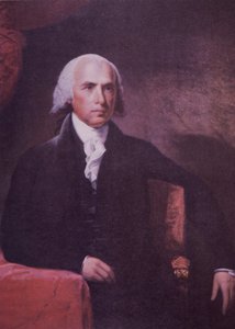 James Madison (färg litho)