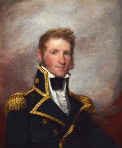 Kommodor Thomas Macdonough av Gilbert Stuart