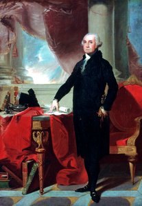 George Washington 1732-99, 1796 av Gilbert Stuart