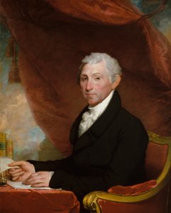 James Monroe, ca 1820-22 (olja på duk) av Gilbert Stuart