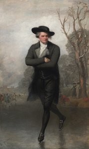 Skridskoåkaren (Porträtt av William Grant) av Gilbert Stuart