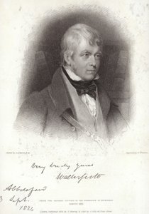 Porträtt av Sir Walter Scott