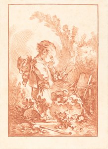 Marodören Tjuven, ca. 1769. av Gilles Demarteau
