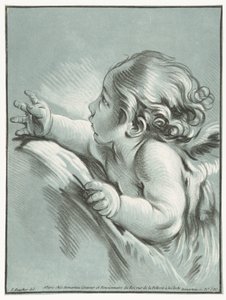 Putto Kuvert av kärlek av Gilles Demarteau