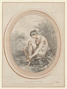 Venus i badet av Gilles Demarteau